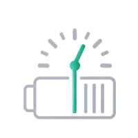 Saída de energia eficiente e estável