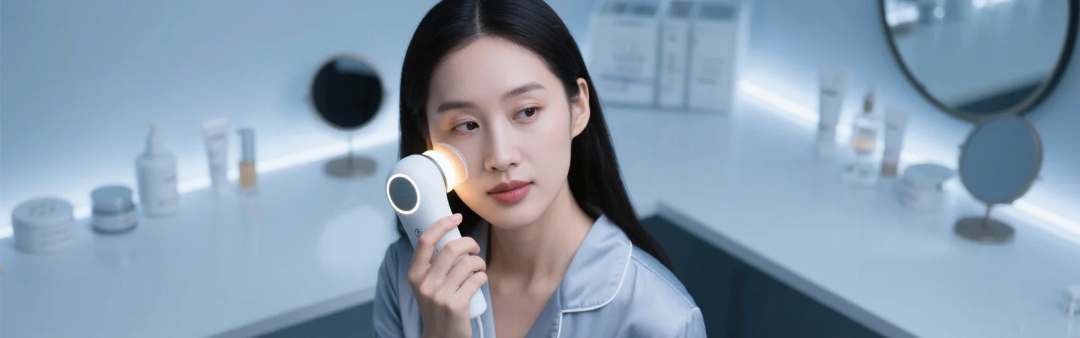 Aplicação da bateria em massagem