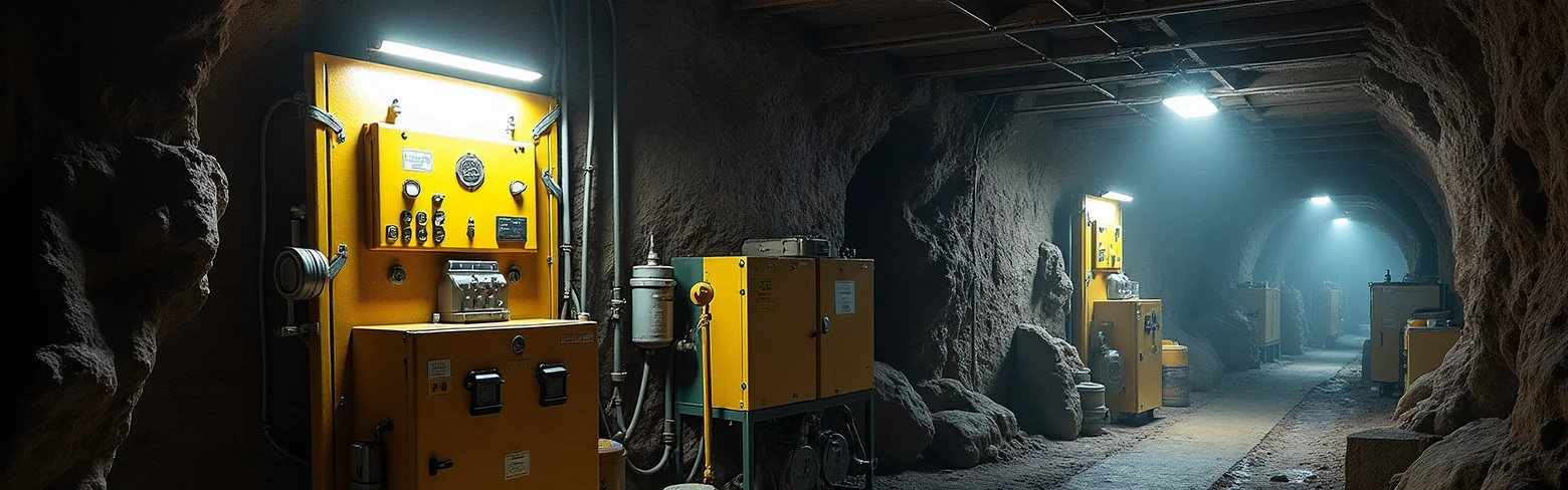 Recursos da bateria em energia de backup de mineração