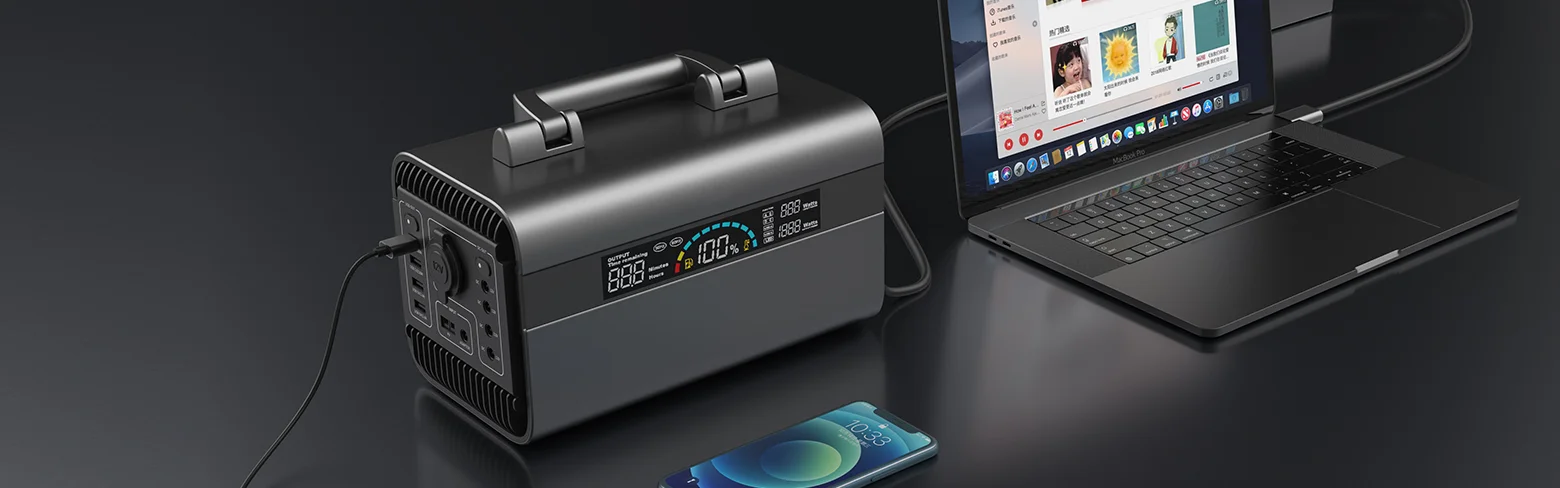 Características da bateria no armazenamento de energia portátil