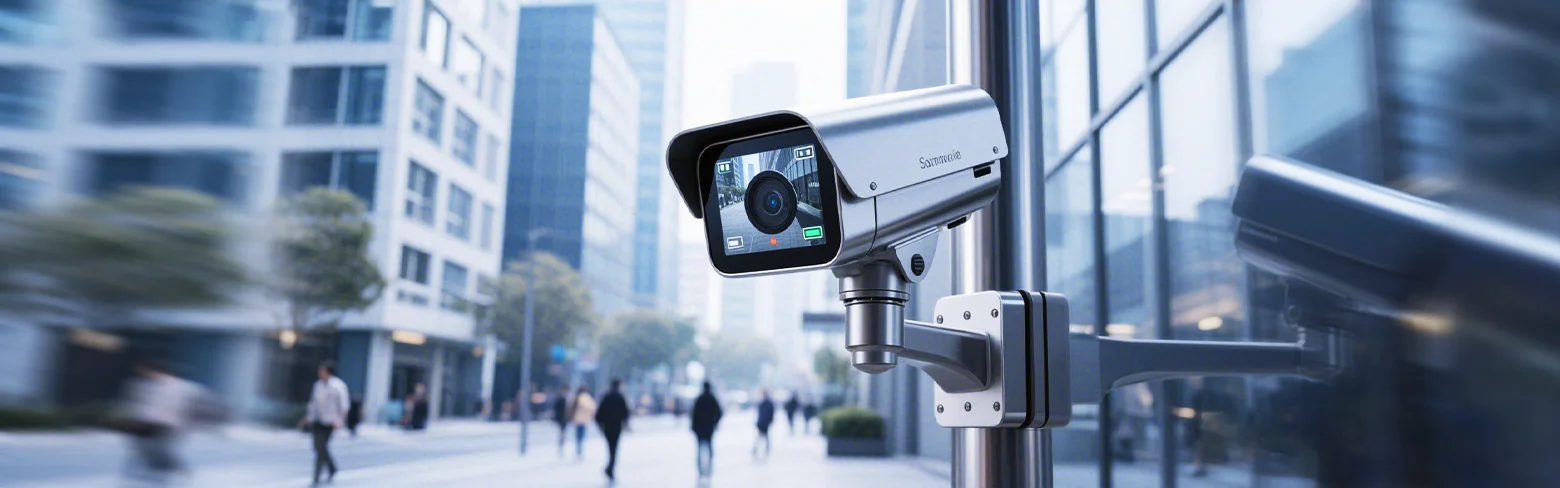 Características da bateria de vigilância de segurança